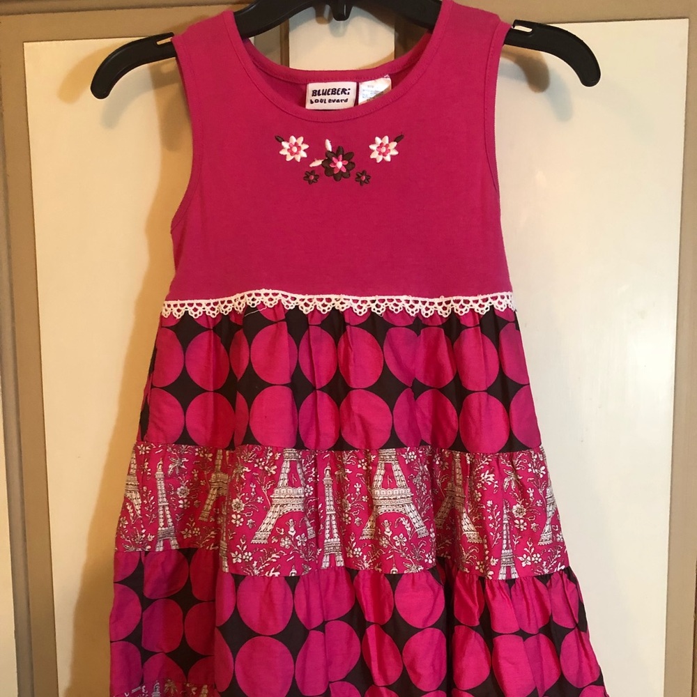 Sleeveless girls dress, size 6X